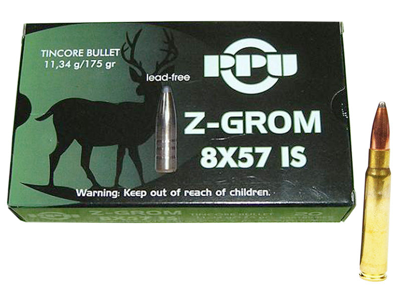 Karabinsko PPU kal. 8x57 IS Z-Grom 175gr./11.34g.