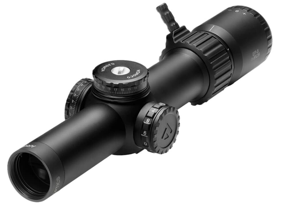 Optički ciljnik Arken EP8 1-8x28 FFP LPVO IR KLBOX MOA
