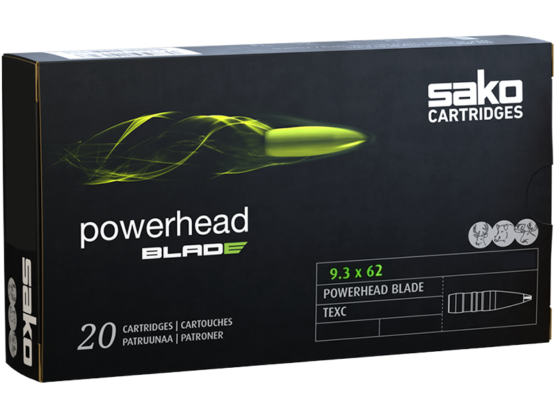 Karabinsko Sako kal.9.3x62 Powehead Blade 230grs./14.9g.