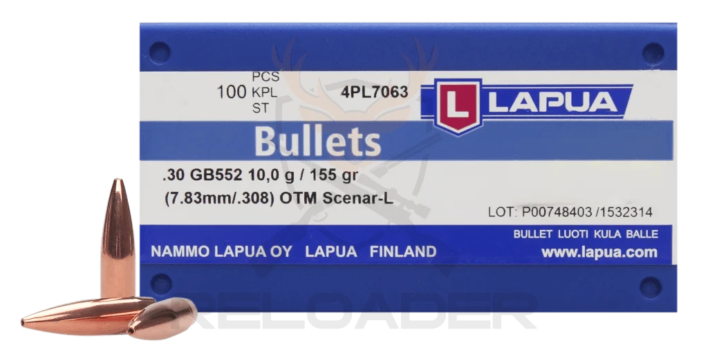 Zrno Lapua Scenar-L .30 155 grs. - bulk 1.000 kom.