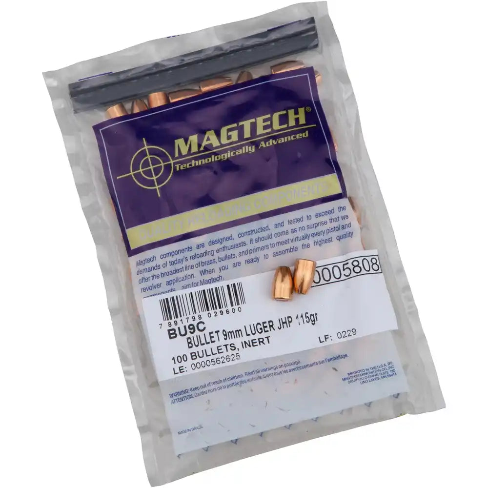 Zrno Magtech kal.9mm JHP 115grs./7.5g.  100 kom.