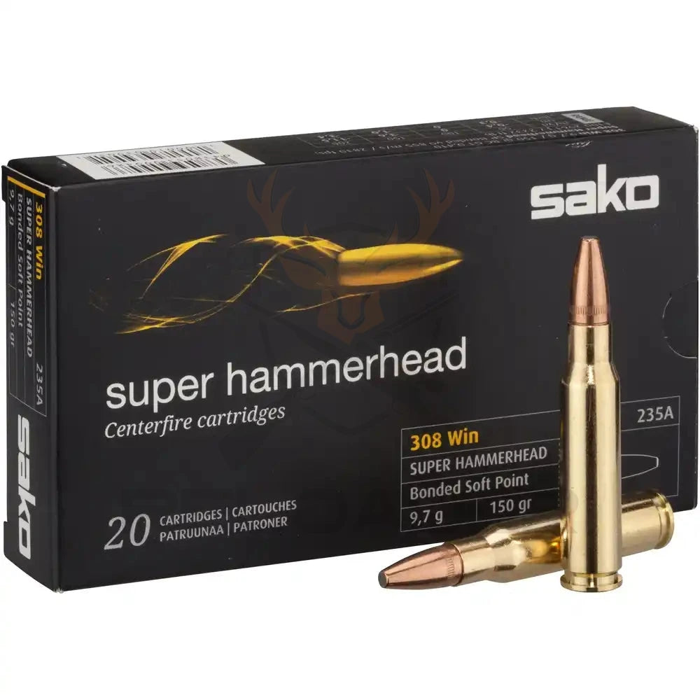 Karabinsko Sako kal.308 Win. Super hammerhead 9.7g.